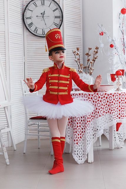 Kids Nutcracker Costume, Nutcracker Ballerina Costume, Nutcracker Christmas Costume, Christmas Ballet Costume, Nutcracker Soldier Costume, The Nutcracker Costumes, Nutcracker Costumes Diy, Diy Nutcracker Costume, Christmas Costumes For Kids