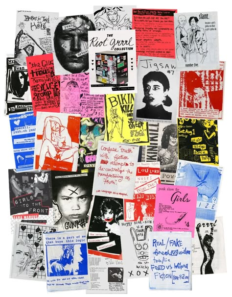 Riot Grrrl Zine, Feminist Zine, Female Branding, Feminist Punk, Riot Grrl, Zine Inspiration, Zine Ideas, Zine Design, Punk Art