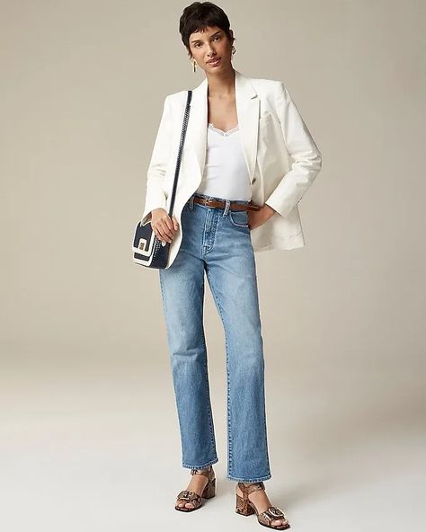 31 New Arrivals at Nordstrom, H&M, and J.Crew That Are So Chic | Who What Wear Suit Guide, The Best Jeans, Chic Wardrobe, Polo Women, J Crew Men, Mens Chinos, Jeans Outfit, Jcrew Women, Best Jeans