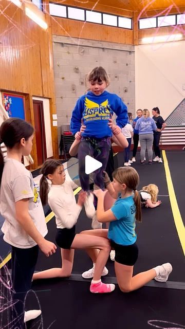 Osprey Cheerleading Academy | Youth Sapphire have been working really hard both upgrading their stunt section & also focusing on their technique/execution 🙌... | Instagram Youth Cheer Stunts, Cheer Stunts For Little Kids, Easy Cheerleading Stunts, Comp Cheer, Kids Cheerleading, Youth Cheer, Cheerleading Stunt, Cheer Ideas, Cheer Practice