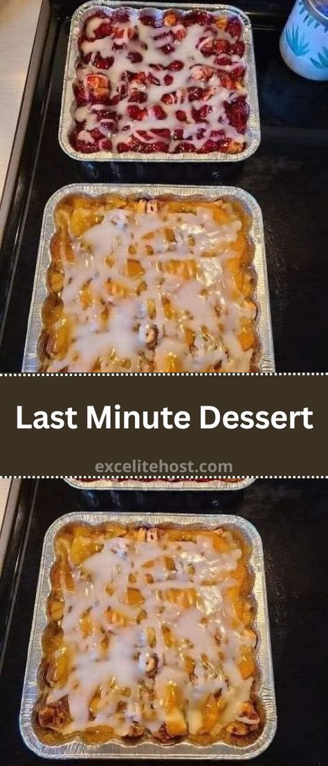 Last Minute Dessert Easy Cheap Desserts, Cheap Desserts, Fast Easy Desserts, Fast Dessert Recipes, Desserts With Few Ingredients, Fast Desserts, Simple Family Meals, Camping Desserts, Deserts Easy