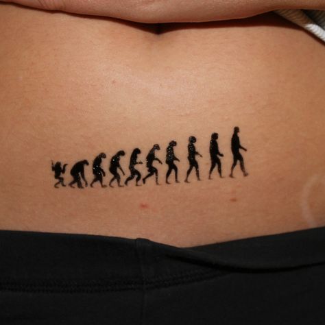 #AirbrushTattoo Evolution of Man Evolution Tattoo Ideas, Atheist Tattoo, Evolution Quotes, Evolution Tattoo, Airbrush Tattoo, Tattoo Prices, Tattoo Images, Tattoo Shop, Tattoos With Meaning