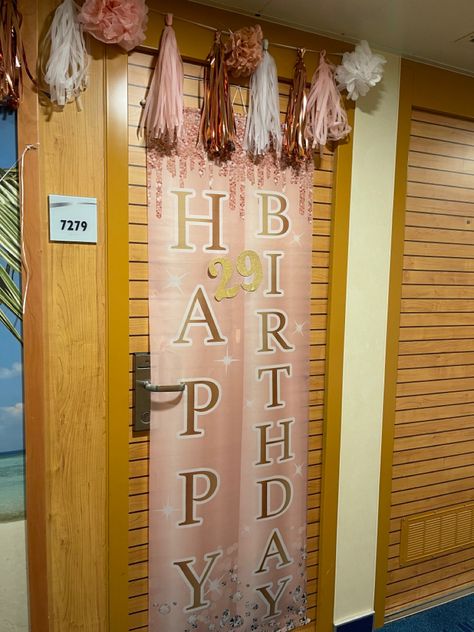 21st Birthday Cruise Door Decorations, Cruise Room Birthday Decorations, Cruise Birthday Decorations, Hotel Door Decorations, 21st Birthday Cruise, 30th Birthday Cruise, Cruise Door Decorations Ideas, Birthday Door Decorations, Cruise Rooms