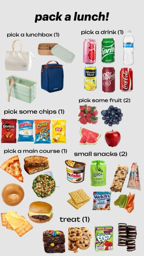 School Lunches Ideas, Quick School Lunches, Homemade School Lunches, Lunch Box Meals, Kids Lunch Box Meals, Lunches For School, School Emergency Kit, Lunch Ideas For School, Pack A Lunch