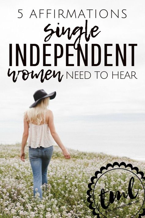 5 Affirmations Single Independent Women Need To Hear | The things happily single, independent women need to hear more often | Self love as a single woman | Single and happy | #selflove #singleandhappy #singlewomen | Miss Independent, and happy | #girlpower | theMRSingLink 5 Affirmations, Single Jokes, Real Men Quotes, Happily Single, Quotes Single, Happy Single, How To Be Single, How To Believe, Miss Independent