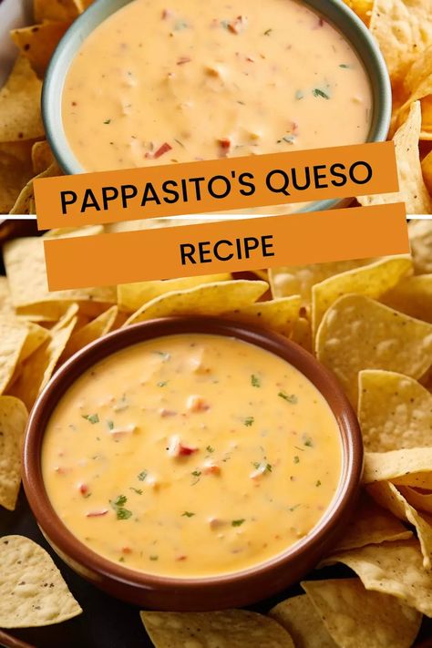 Learn the secrets behind one of the most beloved Mexican dishes - Pappasito’s queso! This easy-to-follow recipe is guaranteed to give you an irresistibly delicious result. Pappasitos Queso Recipe, Recipes By Ingredients, Queso Dip Recipes, Queso Recipe, Queso Fundido, Mexican Dish, October 8, Yummy Dips, Appetizer Dips