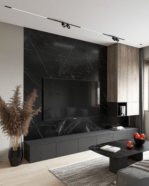 KITCHEN-LIVING ROOM :: Behance Living Area Tv Wall, Cabinet Wall Design, Tv Cabinet Wall Design, Kitchen Remodel Countertops, Tv Unit Interior Design, Cabinet Wall, Color Interior, Tv Wall Design, Tv Units