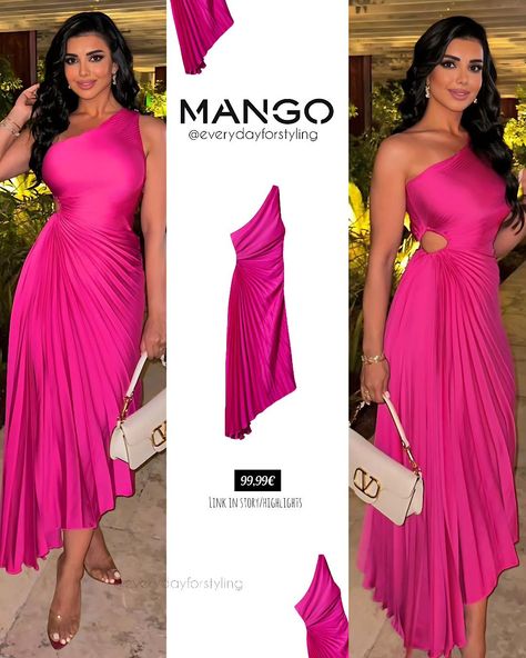 Wedding Guest Dress Pink, Mango Dressing, Mink Dress, Mango Clothing, Mango Dress, Pink Mini Dress, Dress Wedding Guest, Mango Fashion, Dye Dress