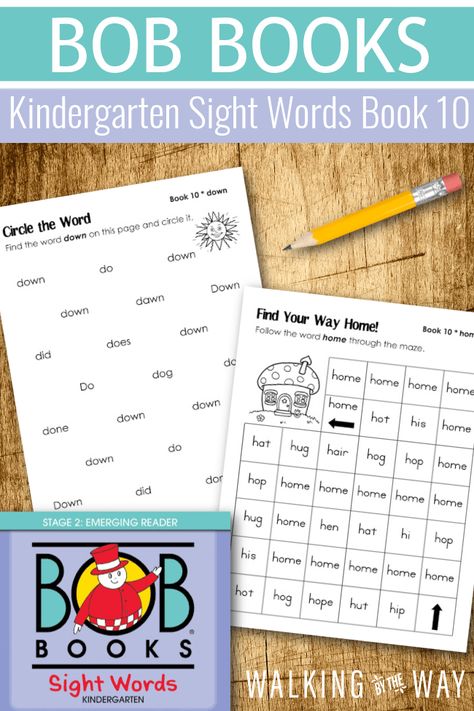 BOB Books are our favorite beginning readers; the story lines are fun, the books are sturdy, and these tales are sized perfectly for little hands! When I discovered how much my boys loved BOB Books, I decided to create some printable activity pages. These BOB Books printables help reinforce the phonics and reading concepts they were … Bob Books Pre-reader Free Printable, Bob Books Activities, Story Lines, Bob Books, Sight Word Books, Sight Words Printables, Preschool Reading, Beginning Readers, Phonics Words