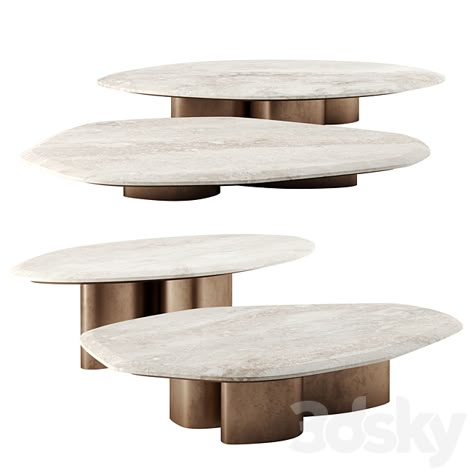 3d models: Table - Ragali coffee tables by Roberto Cavalli Home Stone Center Table, Rh Coffee Table, Home 3d, Travertine Coffee Table, Salon Design, Center Table, Coffee And End Tables, Interior Furniture, Roberto Cavalli