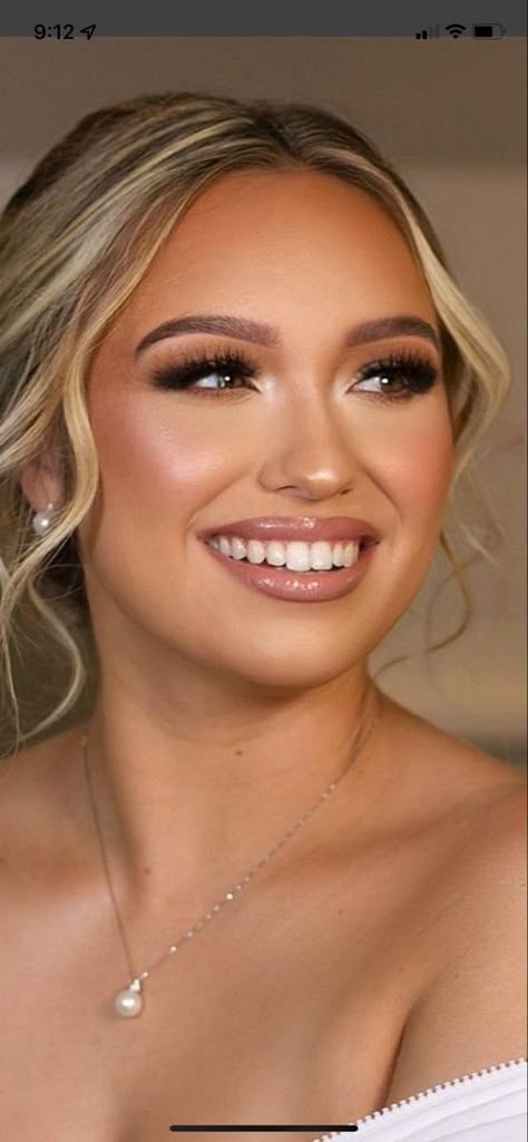 Glam Bride Makeup, Pageant Makeup, Ball Makeup, Wedding Eye Makeup, Glam Wedding Makeup, Pageant Hair, Glam Bride, Prom Eye Makeup, Bridesmaid Hair Makeup