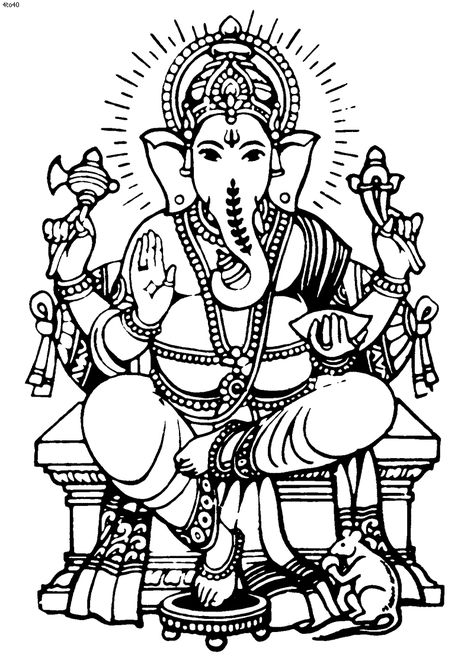 Outline Goddess Ganesh - ClipArt Best Ganpati Drawing, Ganesha Sketch, Ganesha Drawing, Buddha Tattoos, Ganesha Tattoo, Buddha Tattoo, Elephant God, Lord Ganesha Paintings, Ganesh Art