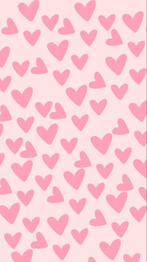 Preppy Heart Background, Heart Valentines Wallpaper, Light Pink Hearts Wallpaper, Pink Heart Background Wallpapers, Pink Wallpaper With Heart, Pink Hearts Background Aesthetic, Pink Love Heart Wallpaper, Pink Valentines Day Aesthetic Wallpaper, Hearts Background Aesthetic