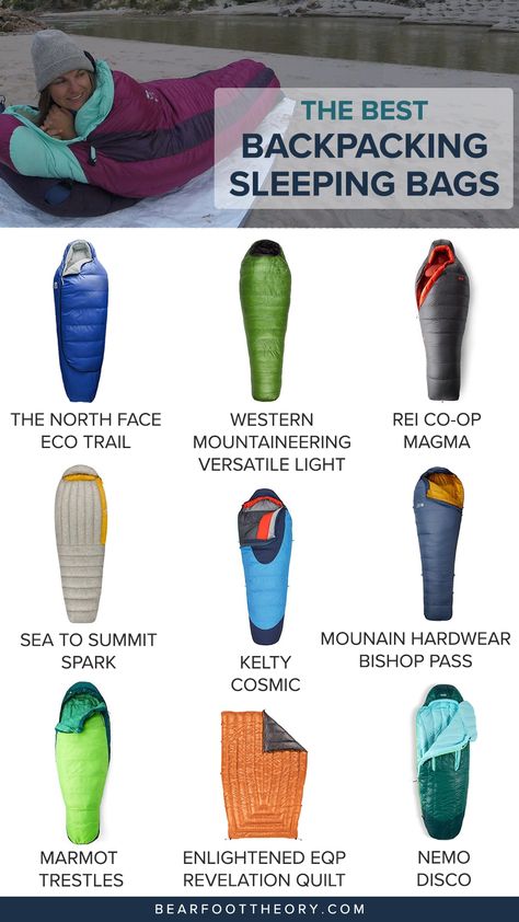 Camping Bed Ideas, Best Sleeping Bag, Backpacking Sleeping Bag, Camping Gear Survival, Lightweight Sleeping Bag, Outdoor Skills, Suv Camping, Down Sleeping Bag, Backpacking Asia