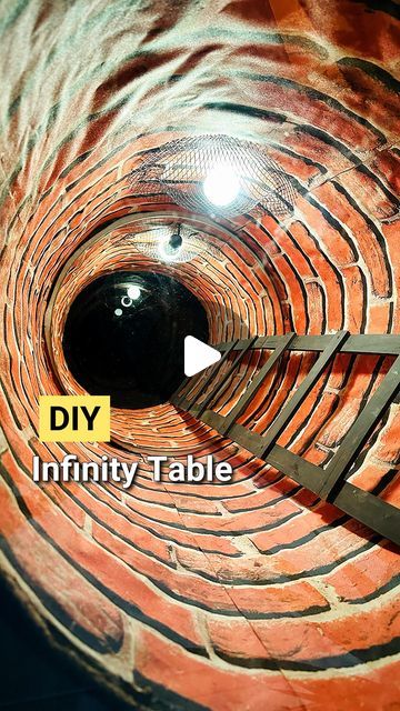 Neetu Jakhar on Instagram: "DIY Infinity mirror table #repost 

This looks complicated but is actually very simple. I saw it trending on Pinterest and had to try it. So happy with my diy table. 

(DIY table, infinity mirror, infinity table, diy home decor, diy ideas, diy infinity table, craft videos, balcony table, diy garden decoration, diy balcony table)

#infinitymirrors #infinitytable #diytable #diycrafts #diyhomedecor #outdoortable #balconydecor #diygarden #balconygarden #trendingsongs #viralvideos" How To Make An Infinity Table, Infinity Barrel Table, Balcony Table Diy, Infinity Table Ideas, Infinity Table Diy, Infinite Table, Diy Balcony Table, Diy Infinity Mirror, Infinity Mirror Table