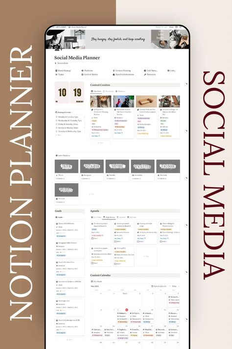 Streamline your social media strategy effortlessly with our Notion Social Media Content Planner Template. Maximize efficiency with a comprehensive content calendar, batch content creation, and task management. What will you get? ✅ A PDF copy with the link to the Notion Template Terms of Use: ✅ For Personal Use only ✅ You cannot resell, redistribute or share this planner to anyone ------ 📌IMPORTANT NOTES: ✅ This planner only works with the Notion app and Notion. So (website). ✅ You need to creat Notion Template Dashboard Ideas, Notion Instagram Planner, Content Creation Notion Template, Notion Template Social Media Manager, Content Calendar Notion, Social Media Planner Notion, Social Media Notion Template, Notion Social Media Planning, Notion Content Planner Template