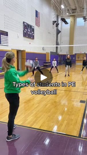 48K views · 1.3K reactions | Types of students in PE volleyball; via  yourfavpeteachers comment which one are you ##mthsvolleyballtournament##peteacher##volleyball##volleyballplayer##volleyballfunny | Volleyfinesses Pe Volleyball, Volleyball Plays, Types Of Students, Libero Volleyball, Volleyball Jokes, Volleyball Gifs, Volleyball Problems, Volleyball Tryouts, Volleyball Skills