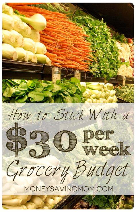 Think it's not possible to eat well for $30 per week? You've GOT to read this excellent post from MoneySavingMom.com. It has a complete week's worth of meals you can make for just $25 total! Money Saving Mom, Grocery Budget, Money Savers, Living On A Budget, Grocery Budgeting, Budget Planer, Cheap Meals, Menu Planning, Budget Meals