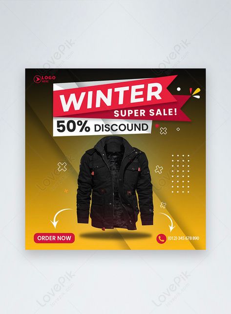 gradient concise winter sale social media post Clothing Advertisement, Product Posters, Health Care Hospital, Facebook Post Design, Ads Banner, Fashion Poster Design, Brand Advertising, Digital Media Marketing, Care Hospital