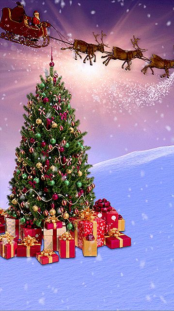 Christmas In Usa, Animated Christmas Pictures, Merry Christmas Animation, Winter Christmas Scenes, Beautiful Christmas Scenes, Usa Christmas, Merry Christmas Message, Merry Christmas Gif, Merry Christmas Quotes