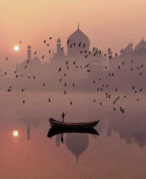 South East Asian Culture, Indian Travel Photography, Indian Aesthetic Places, Indian Nature Photography, Birds Flying Painting, Taj Mahal Aesthetic, Indian Culture Aesthetic, Tac Mahal, Desi Aesthetic