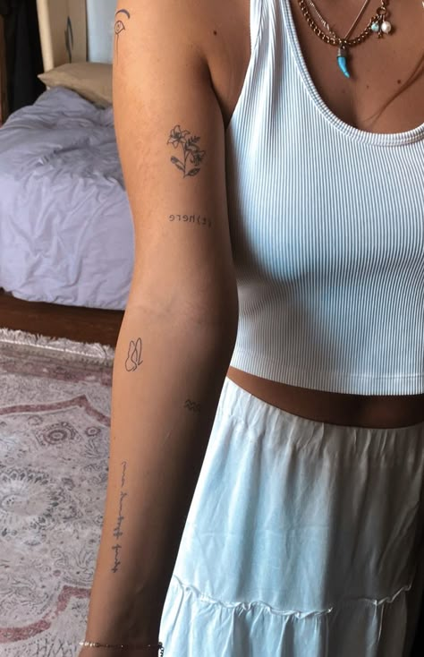 Elegance Tattoo, Feminine Tattoo Ideas, Small Girly Tattoos, Quote Tattoos, Floral Tattoos, Petite Tattoos, Tasteful Tattoos, Tattoo Ideas For Women, Feminine Tattoo