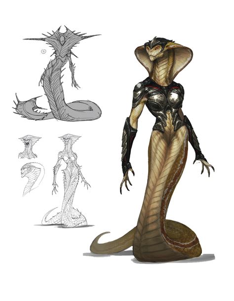 The Concept Art Of XCOM 2                                                                                                                                                                                 More Yuan Ti, Alien Concept, Alien Concept Art, Fantasy Races, Fantasy Monster, Concept Art Drawing, Mythological Creatures, Monster Design, Creature Concept Art