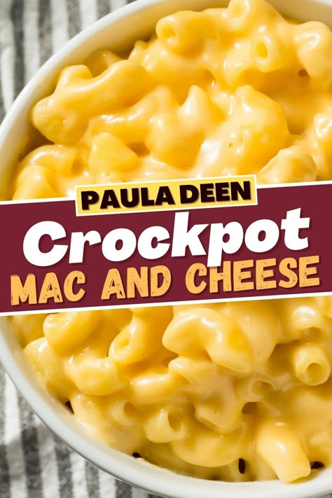 Paula Deen Mac And Cheese, Mac And Cheese Recipe Paula Deen, Crockpot Mac And Cheese Recipe, Mac N Cheese Crockpot, Crockpot Mac N Cheese Recipe, Southern Mac And Cheese, Best Mac N Cheese Recipe, Crockpot Mac And Cheese, Recipe Crockpot