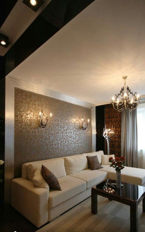 Brown & cream living room Brown Cream Living Room, Cream And Gold Living Room, Living Room Design Brown, Gold Accents Living Room, Drawing Room Colour, Living Room India, Brown And Cream Living Room, Cream Living Room, Brown Couch Living Room