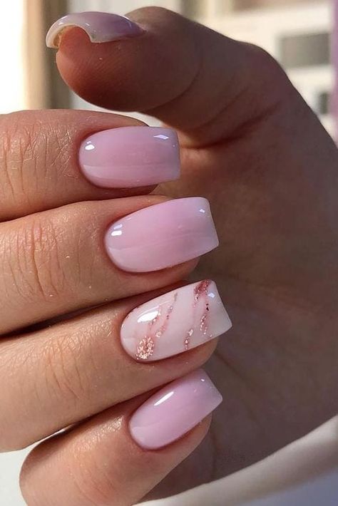 30 Marble Nails That Are Classy & Timeless Cute And Classy Nails, Short Acrylic Nails Spring 2024, New Mom Nails, Nails Ideas Marble, Elegant Nails Square, Nail Ideas 2024, Cute Baby Pink Nails, Nails For Moms, Pink Elegant Nails