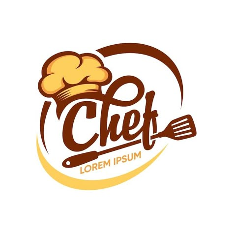 Logo Design Food Kitchens, Logo Kuliner, Chef Logo Design, Restaurant Logo Ideas, Fast Food Logo, Catering Logo, Restaurant Logos, Cooking Logo, Food Logo Design Inspiration