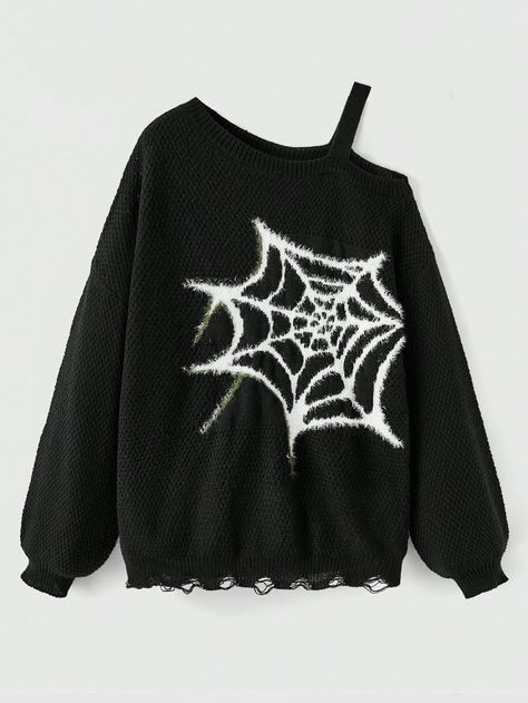 Goth Clothing Accessories, Halloween Sweaters Aesthetic, Jack Skellington Sweater, Spooky Season Fashion, Dark Cute Clothes, 90s Clothes Women, Emo Cardigan Outfit, Green Grunge Clothes, Cute Stuff To Buy Accessories