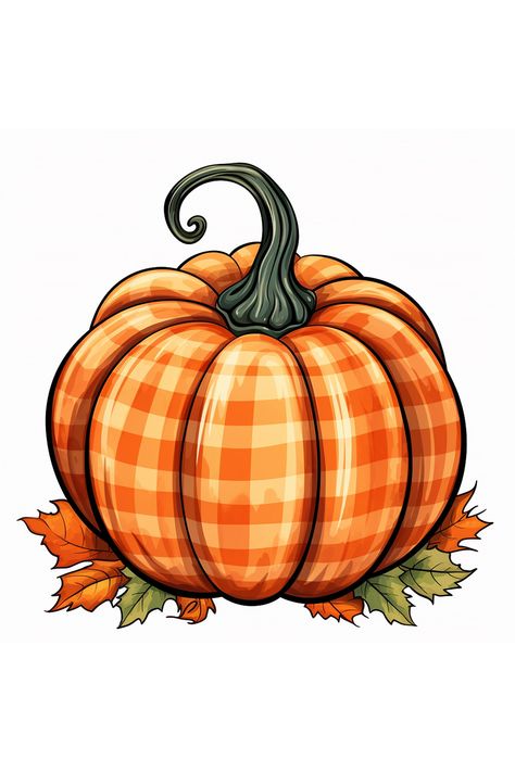 Plaid Pumpkin Fall Sublimation Design Clipart Outdoor Christmas Planters, Fall Clip Art, Plaid Pumpkin, Pumpkin Wallpaper, Fall Drawings, Pumpkin Drawing, Fall Pumpkin Crafts, Pumpkin Images, Pumpkin Pictures