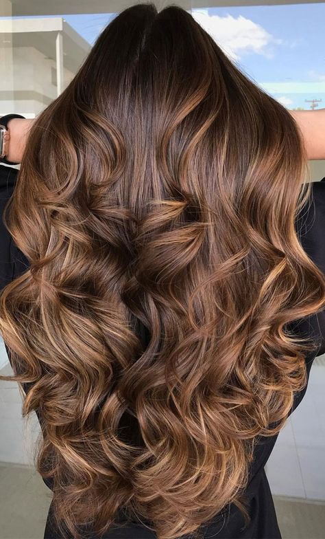 Warm Brunette Hair Color, Light Brown Hair Styles, Brown Hair Styles, Balyage Long Hair, Honey Brown Hair Color, Balayage Hair Caramel, Rambut Brunette, Honey Brown Hair, Brown Hair Inspo