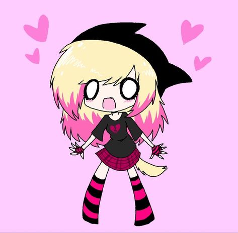 2000 Emo Art, Scene Character Art, Emo Scene Art Style, Emocore Art, How To Draw Scene Art Style, Scene Kid Art Style, 2000s Scene Art, Scene Emo Drawing, Scene Drawing Style