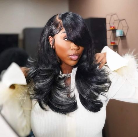 Kash Doll, Exotic Hairstyles, Braided Hairstyles For Black Women Cornrows, Frontal Wig Hairstyles, Hair Magazine, Blowout Hair, Short Layered Haircuts, Flat Iron Hair Styles, Hair Laid