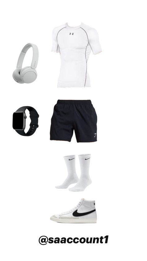 Sporty Outfits Men, Gymwear Outfits, Gym Outfit Men, Classy Outfits Men, Dope Outfits For Guys, Mens Casual Dress Outfits, Men Stylish Dress, Guys Clothing Styles, Training Clothes