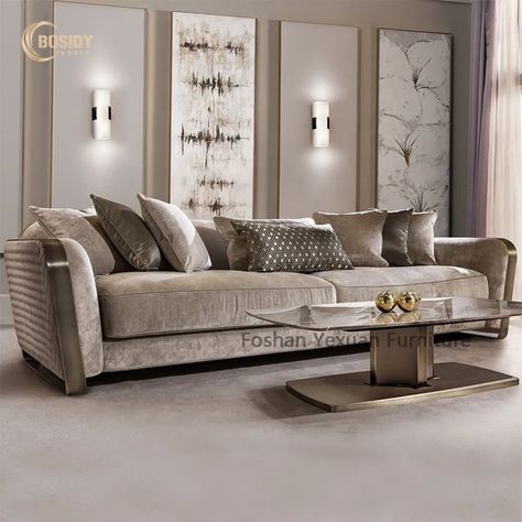 Luxury Leather Sofas, Tv Fal, Luxury Furniture Sofa, Luxury Sofa Design, Wooden Sofa Designs, Corner Sofa Design, Modern Sofa Living Room, Luxury Furniture Living Room, Couch Design