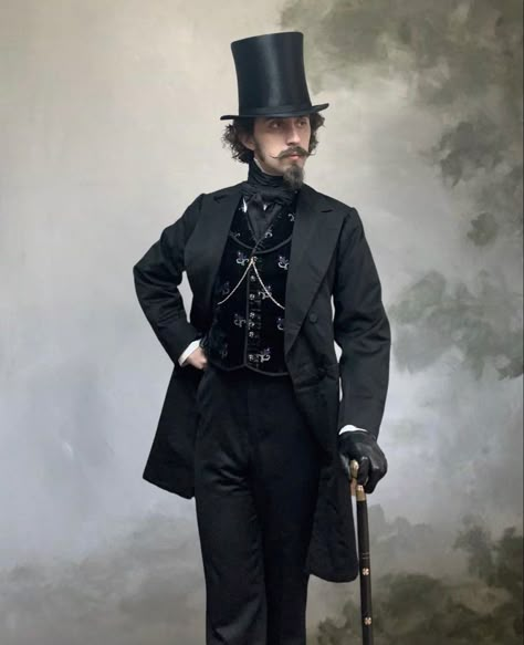 1890s Suit Men, Edwardian Clothing Mens, Victorian Masquerade Ball Men, Fantasy Victorian Fashion Male, Victorian Man Outfit, Polar Express Outfit Ideas, 1840s Mens Fashion, Victorian Era Mens Fashion, Victorian Suit Mens