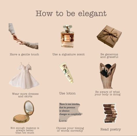 Ettiquette For A Lady, Stile Blair Waldorf, Musk Perfume, Etiquette And Manners, Act Like A Lady, Vie Motivation, Vanilla Fragrance, Classy Aesthetic, Princess Aesthetic