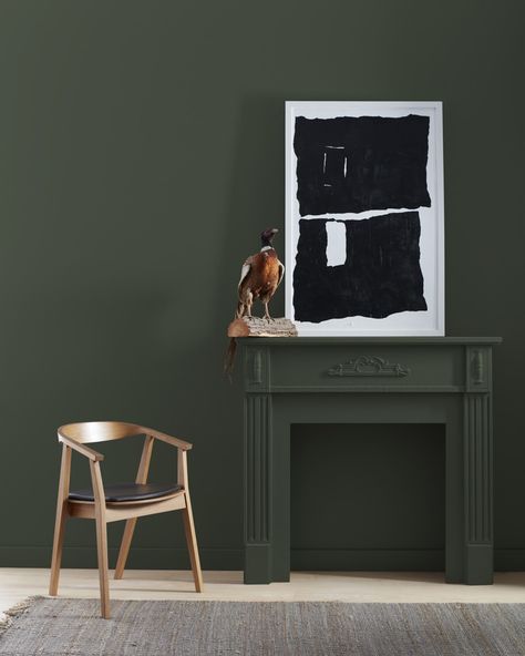 Topsoil CC-692 | Benjamin Moore Olive Green Paint Colors, Green Benjamin Moore, Olive Green Paint, Green Paint Colors, Prussian Blue, Yellow Ochre, Dark Olive Green, Lamp Black, Rich Green