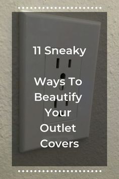 Diy Outlet Covers, Plate Covers Diy, Black Outlet Covers, Switch Covers Diy, Painted Outlets, Electric Outlet Covers, Light Switch Covers Diy, Black Light Switch, Wall Outlet Covers