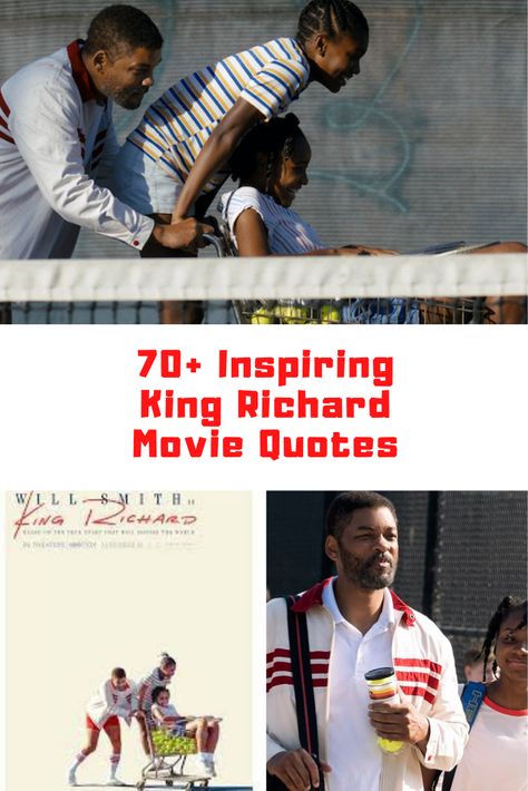 King Richard Movie Quotes #KIngRichard #KingRichardMovie #MovieQuotes #Quotes King Richard Movie, Home Alone Movie, Venus And Serena Williams, Richard Williams, Dog Movies, King Richard, Gave Up, American Culture, Get Shot