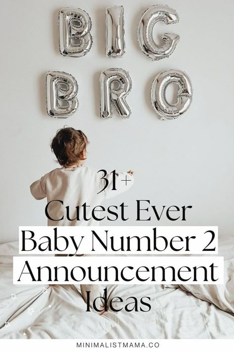 Trying to come up with the *perfect* second pregnancy announcement can be so much fun. Today, we're sharing all of our favorite ideas for a sibling pregnancy announcement to get you inspired. (These are the CUTEST second baby announcements, perfect for a big sister pregnancy announcement or big brother pregnancy announcement - with tons of photos and caption ideas for we're expecting announcements!) Second Baby Announcing Ideas, Ideas For Pregnancy Announcement, Im Pregnant Announcement, Ideas For Captions, Unexpected Pregnancy Announcement, Second Pregnancy Announcement, Sibling Pregnancy Announcement, 2nd Pregnancy Announcements, Big Sister Pregnancy Announcement