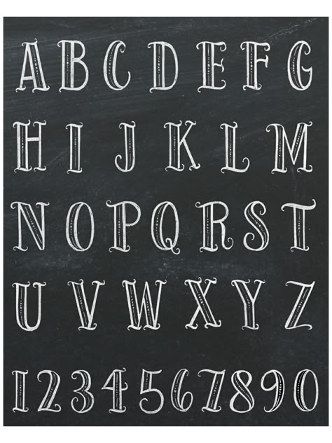 Whimsical serif Alfabet Font, Chalkboard Writing, Chalkboard Fonts, Journal Fonts, Chalkboard Lettering, Chalk Lettering, Writing Fonts, Alfabet Letters, Chalkboard Designs