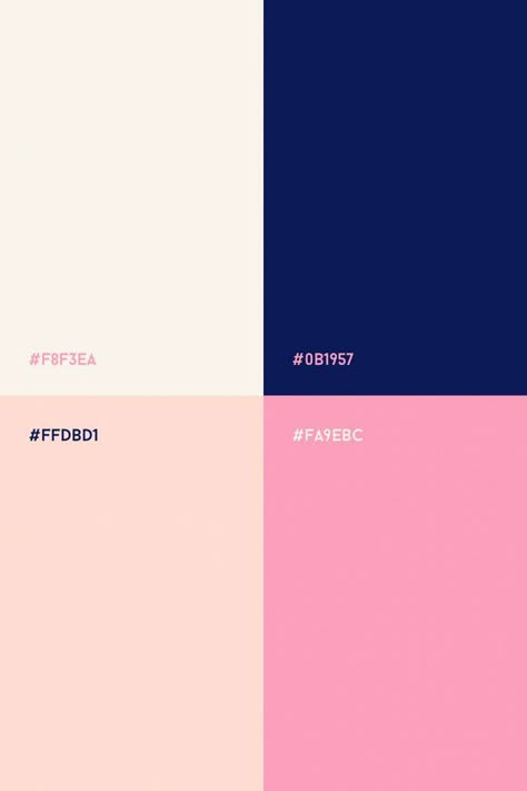 Sep 1, 2023 - This Pin was discovered by The Merlins. Discover (and save!) your own Pins on Pinterest Pink Navy Palette, Navy And Pink Palette, Navy Blue And Pink Colour Palette, Pink White Blue Colour Palette, Blue And Pink Pallete Color, Denim And Pink Color Palette, Deep Blue Pantone, Navy Blue Pink Color Palette, Navy And Pink Branding