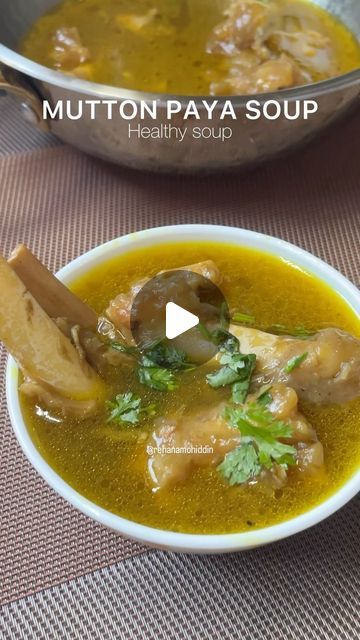 Paya Soup, Mutton Paya, Mutton Soup, Super Healthy, Hotel Style, Soup Recipes, Ramadan, Seafood, Love This