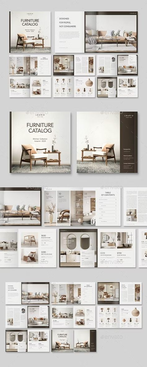 Furniture Catalogue Layout, Chair Catalogue Design, Furniture Brochure Design Catalog, Interior Catalogue Design, Modern Catalog Design Layout, Modern Catalog Design, Furniture Catalog Design Layout, Furniture Leaflet Design, Furniture Brochure Design Layout