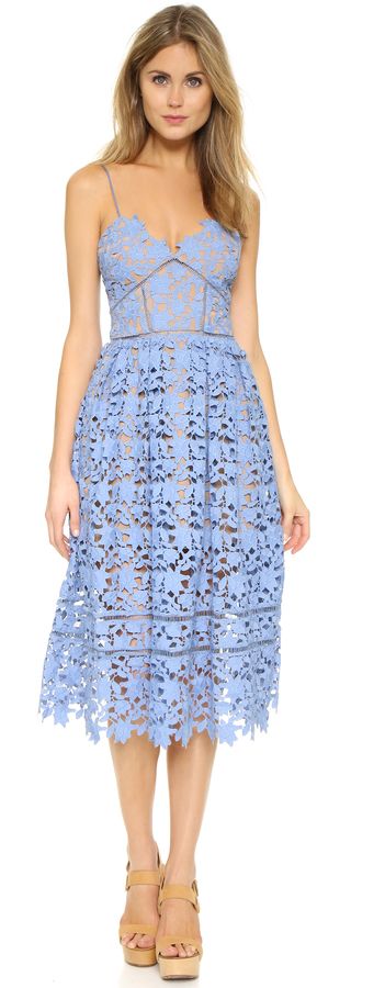 Self Portrait Azalea Dress Azalea Dress, Flower Midi Dress, Self Portrait Dress, Lace Midi, Lace Midi Dress, Crochet Flower, Amazon Com, Flower Dresses, Featuring Dress