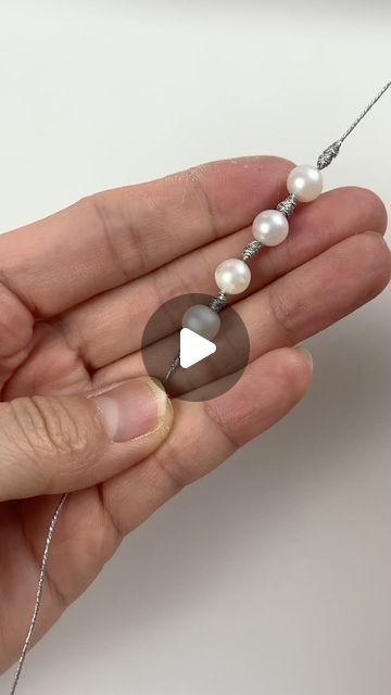 How To Make Necklaces With Beads, Hand Knotted Pearls, Handmade Pearl Jewelry, Handcrafted Beaded Jewelry, Mens Beaded Necklaces, Pearl Lariat, Beads Craft Jewelry, Pearl Accessories, Jewelry Knots